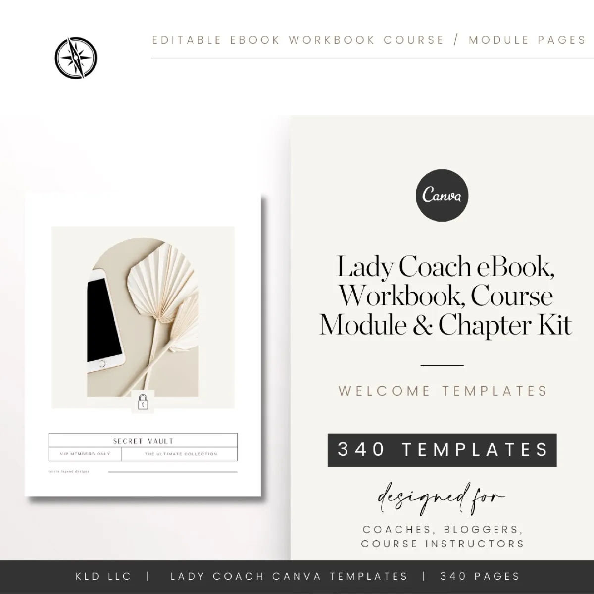 Coaching Business Canva Templates | LADY COACH preview