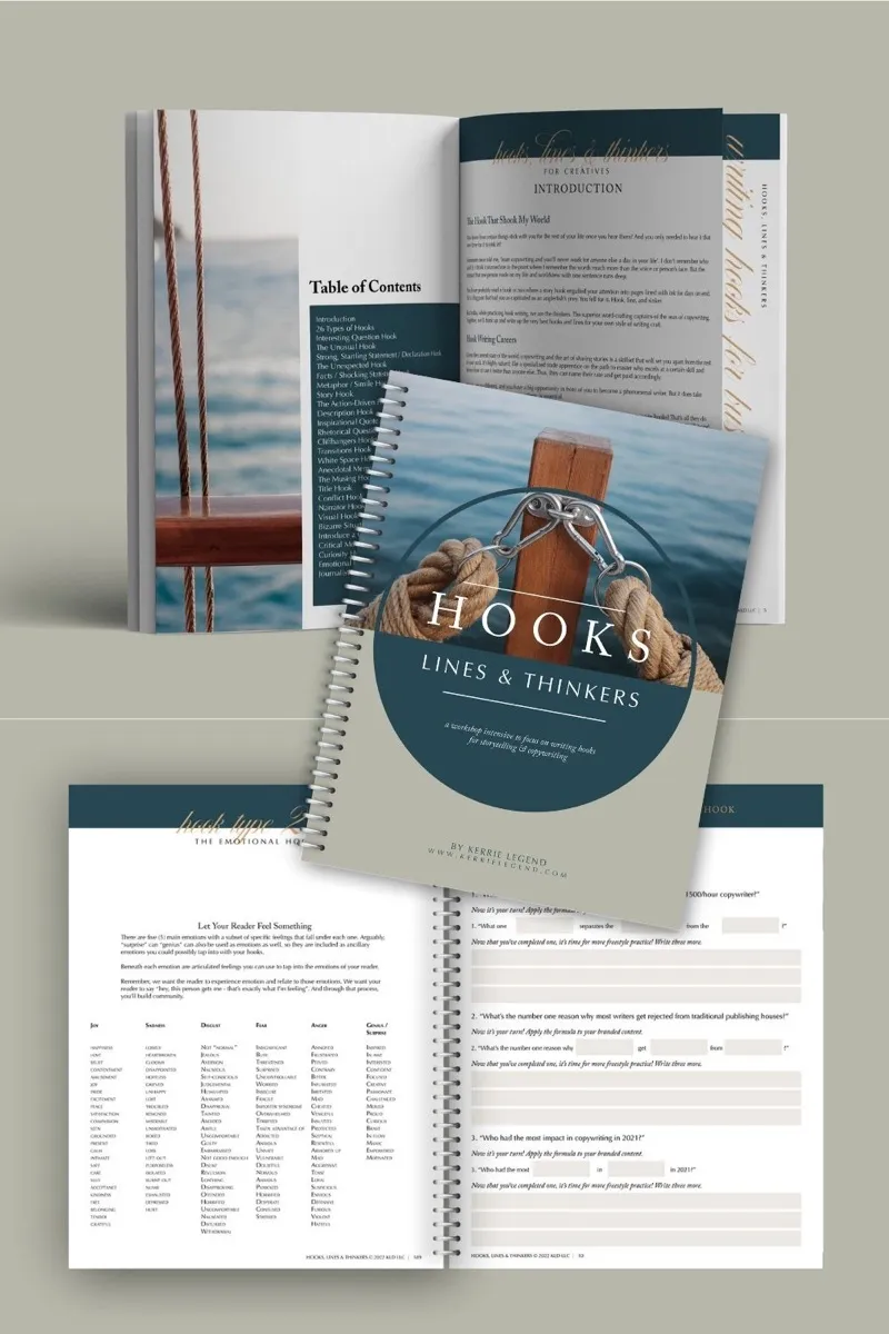 Hooks, Lines & Thinkers Guidebook, inside pages