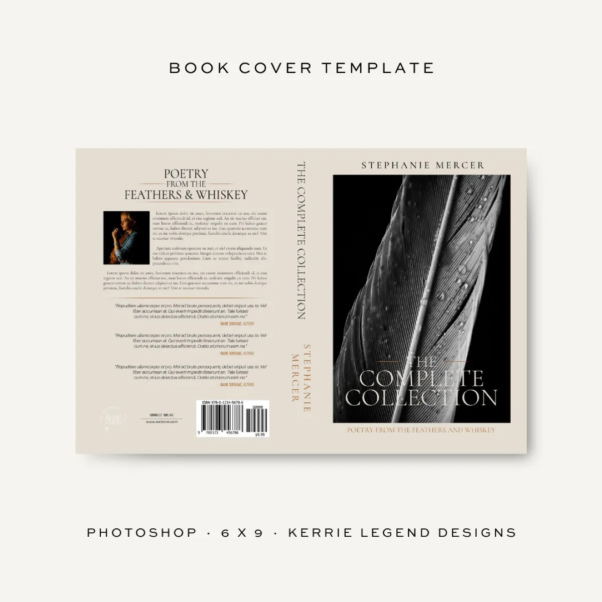 COMPLETE COLLECTION - Paperback and eBook 6x9 Book Cover Template preview