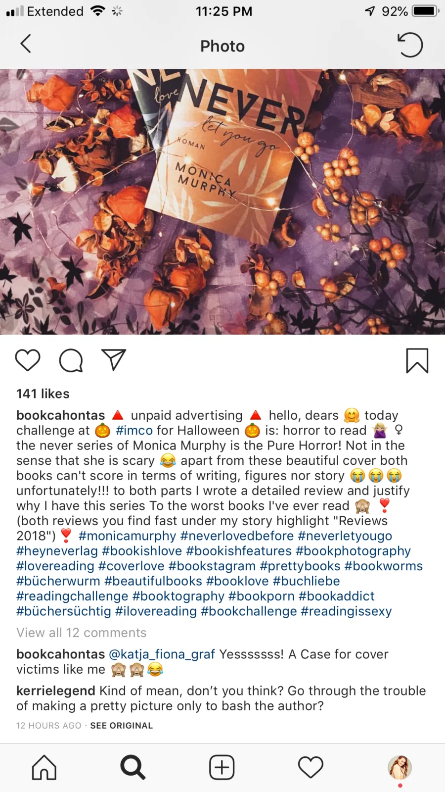 book blogger