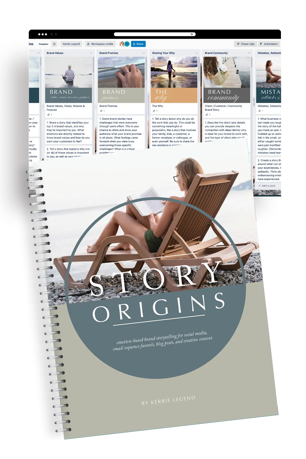 Story Origins - 200+ Brand Storytelling Prompts eBook and Trello Board
